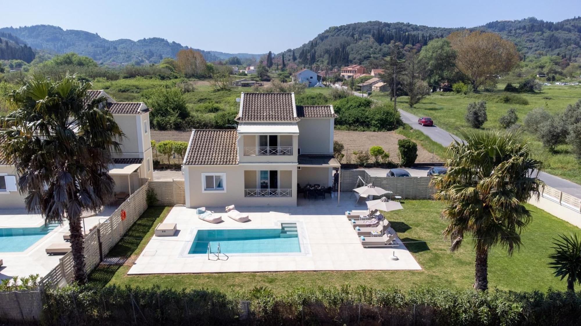 My Corfu Luxury Villa With Private Pool 斯达林 外观 照片