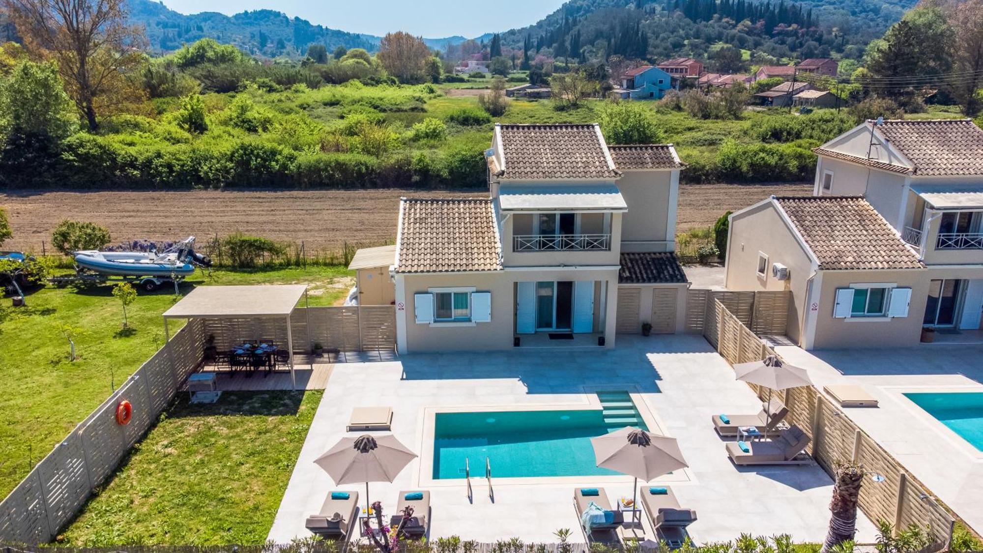 My Corfu Luxury Villa With Private Pool 斯达林 外观 照片